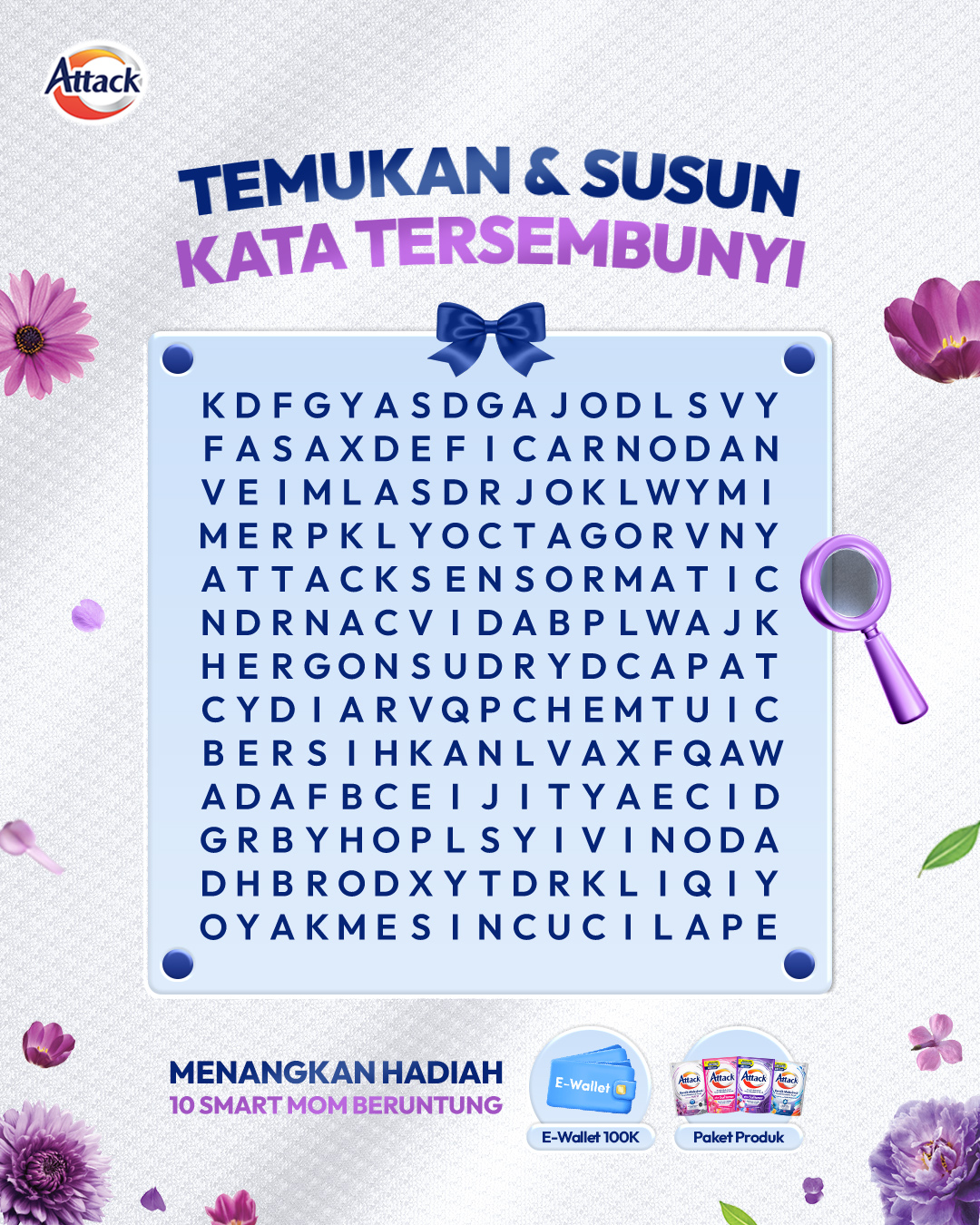 Syarat & Ketentuan Attacktivity Temukan & Susun Kata Tersembunyi