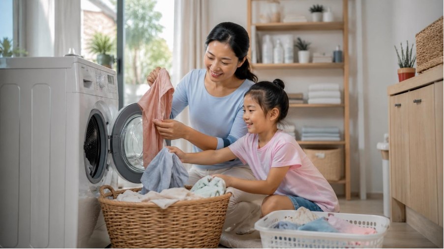Kapan Anak Boleh Mulai Cuci Baju Sendiri? Ini Panduan Usia dan Cara Mengajarkannya dengan Seru!