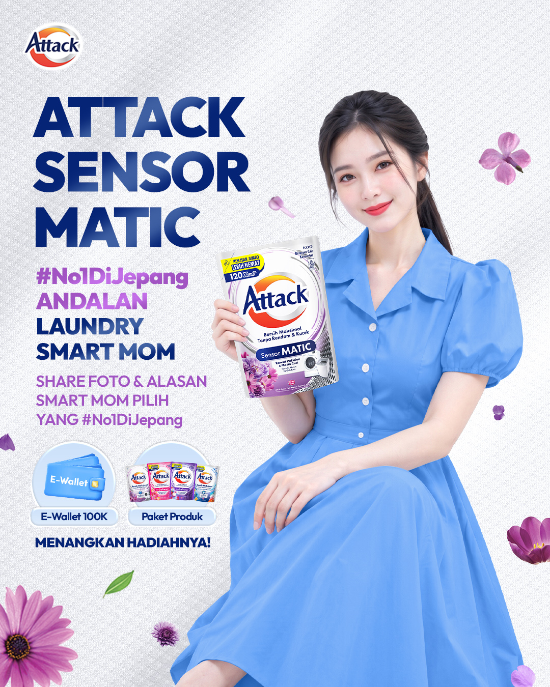 Syarat & Ketentuan Attack Sensor Matic #No1DiJepang & Andalan Laundry Smart Mom
